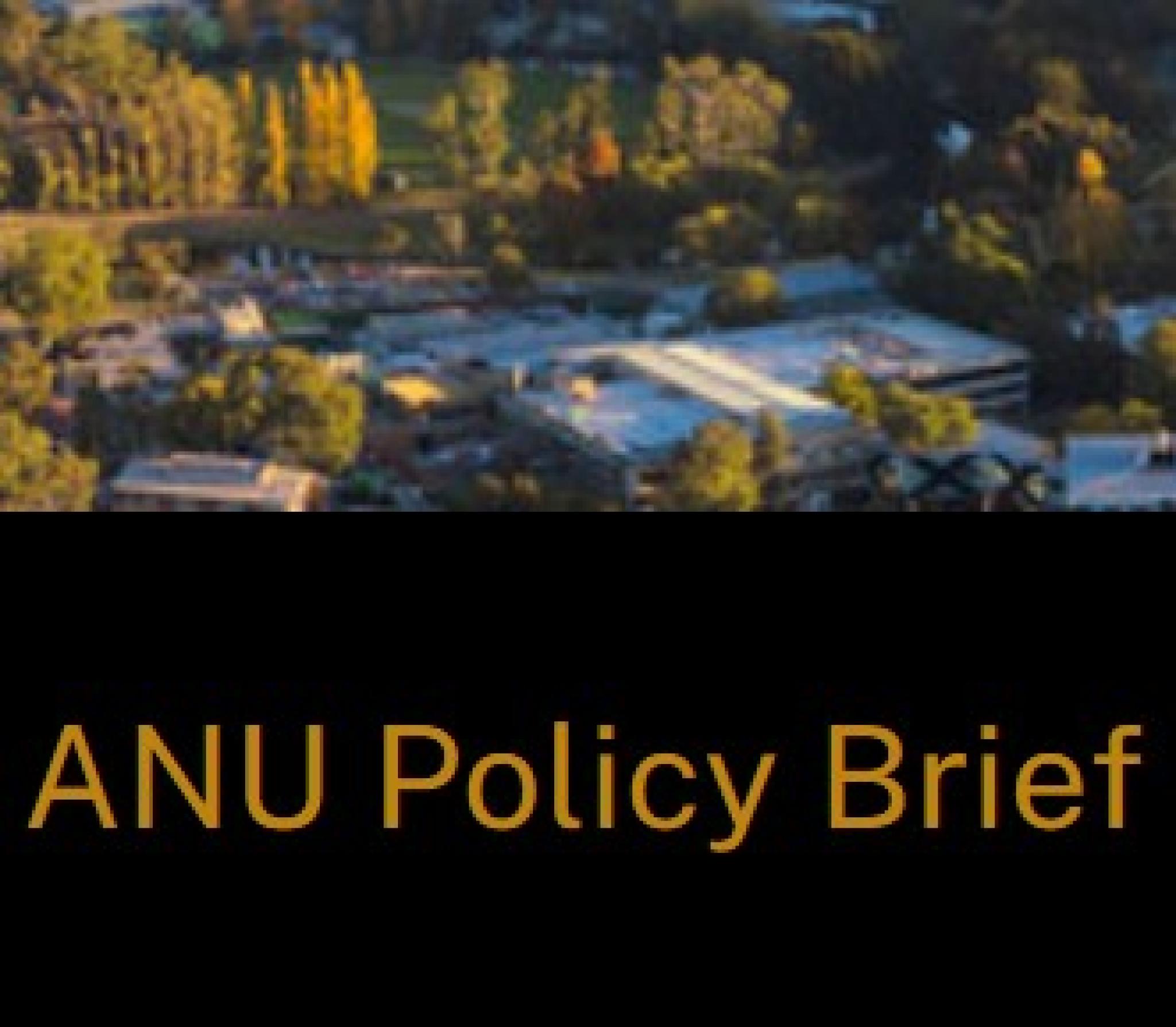ANU policy brief