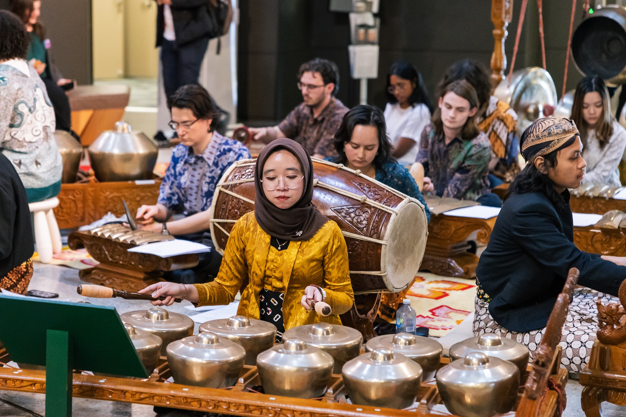 Gamelan performance. Gamelan performance.