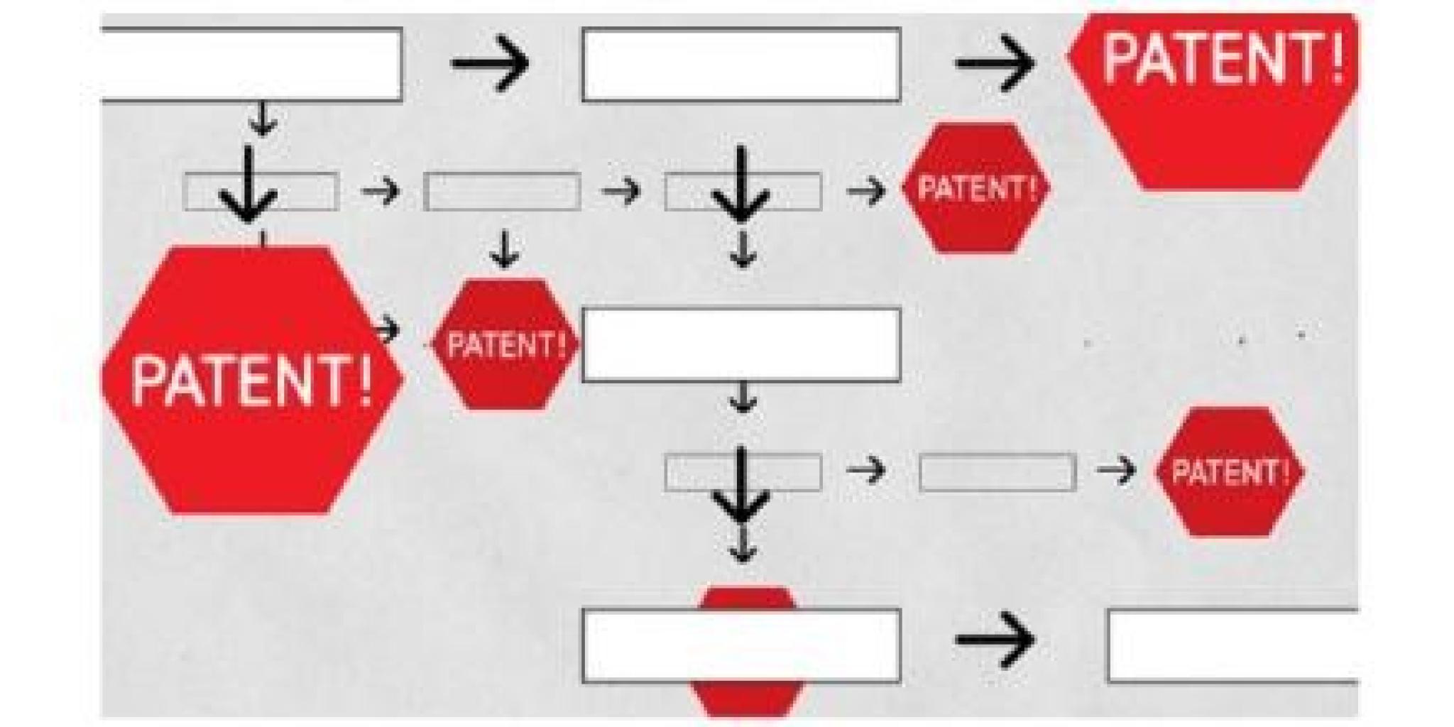 Image credit: Abstract illustration of patent process flowchart by Adrienne Yancey for opensource.com, from flickr, used under CC BY-SA 2.0 licence