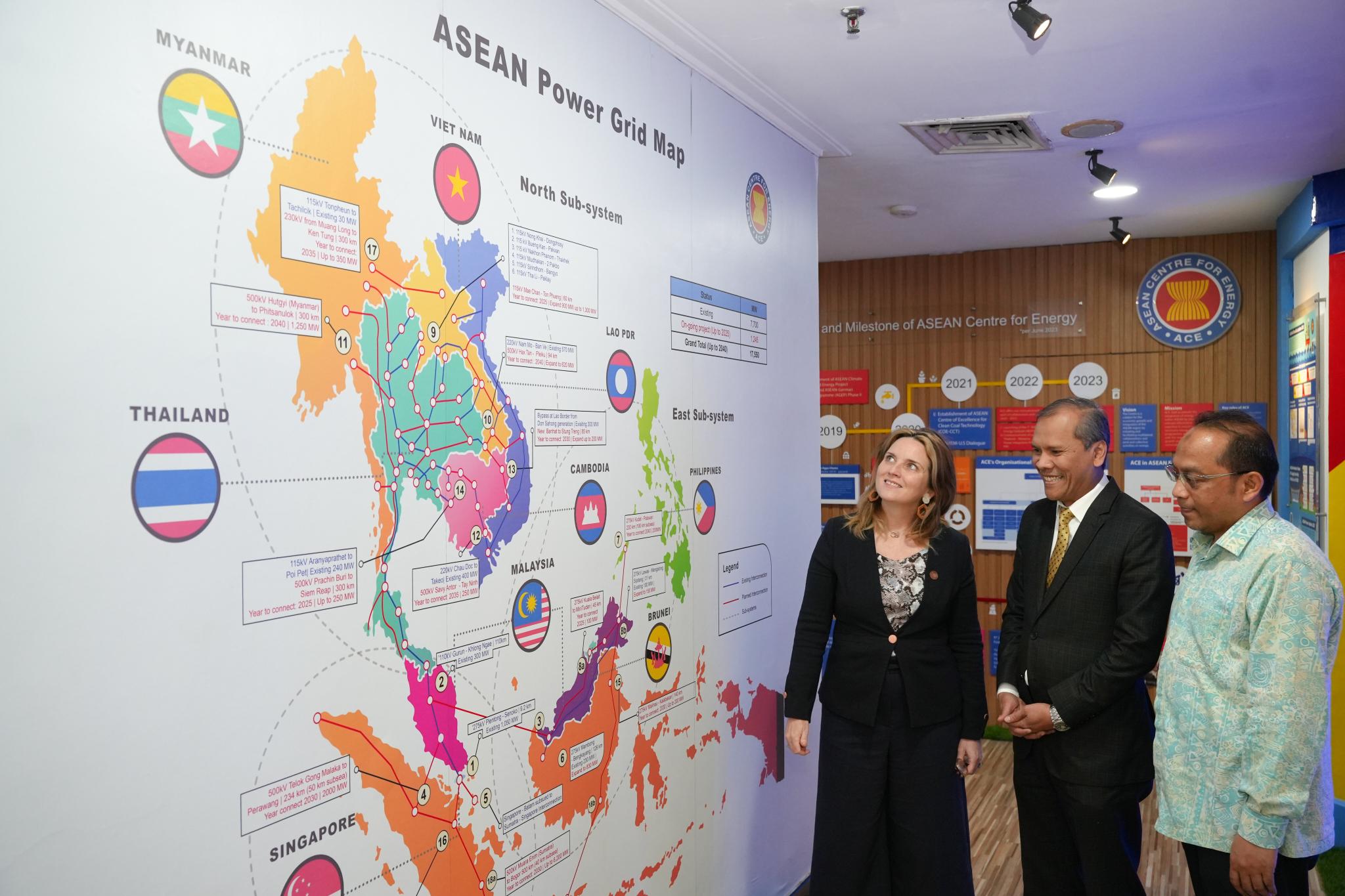  A map of the ASEAN Power Grid 