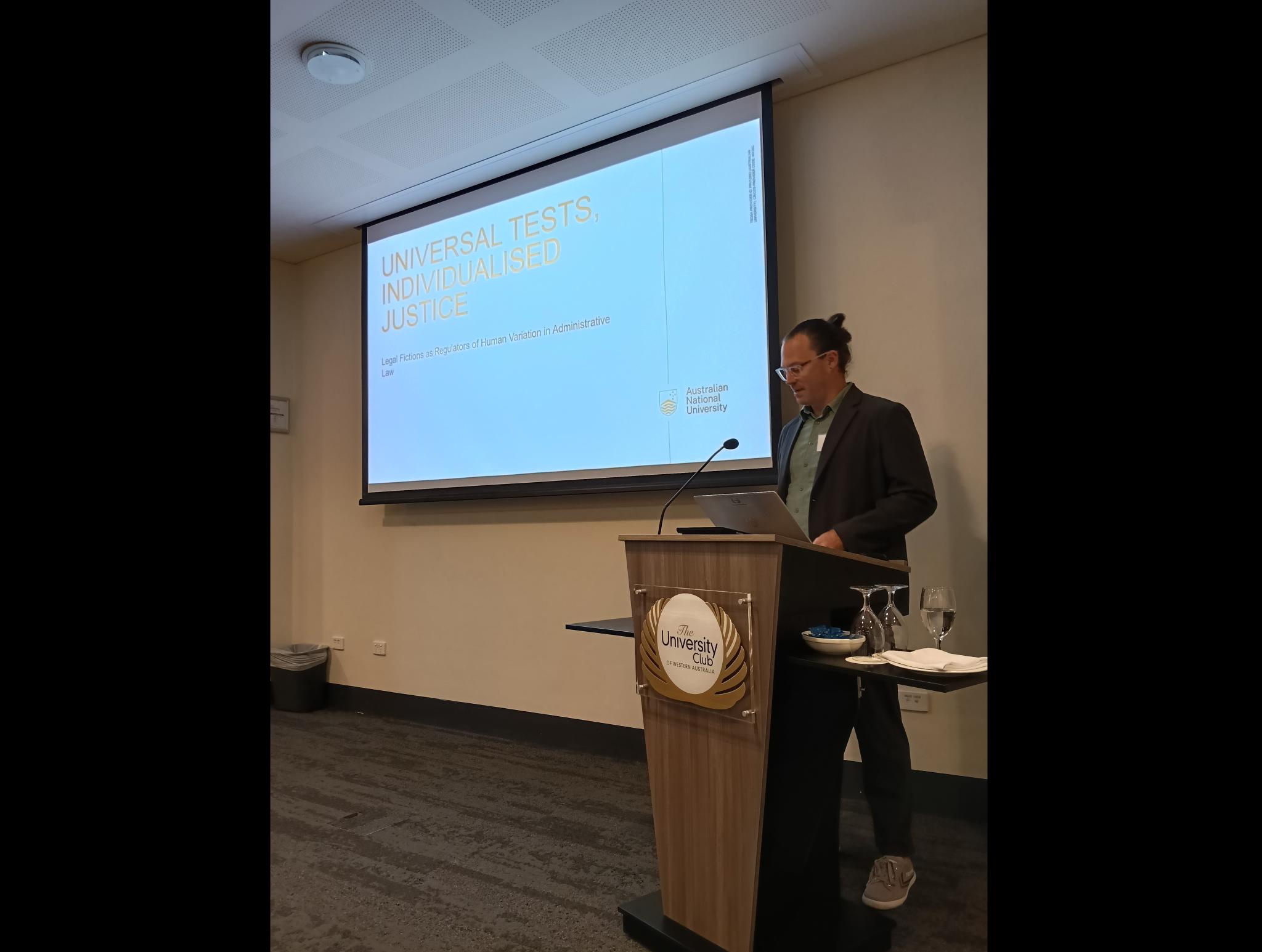 Kristian Hollins at AIAL National Conference