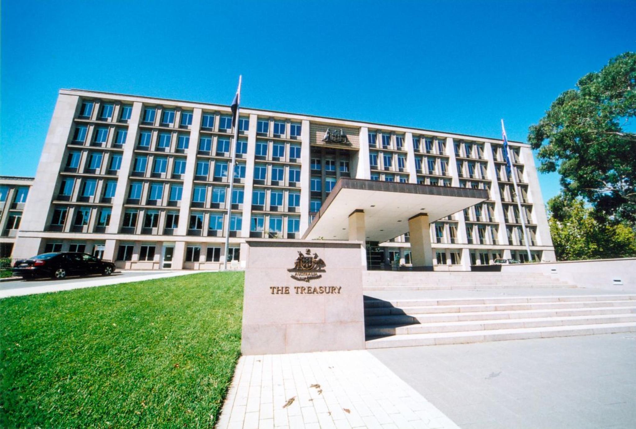 Image of Australian Treasury building, Canberra