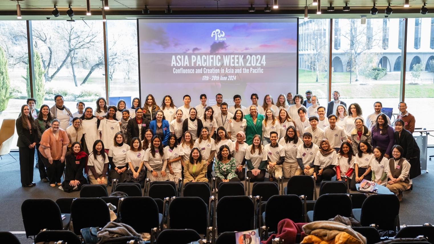 The 2024 Asia Pacific Week delegation. Image by Luka Vertessy, ANU College of Asia and the Pacific The 2024 Asia Pacific Week delegation. Image by Luka Vertessy, ANU College of Asia and the Pacific