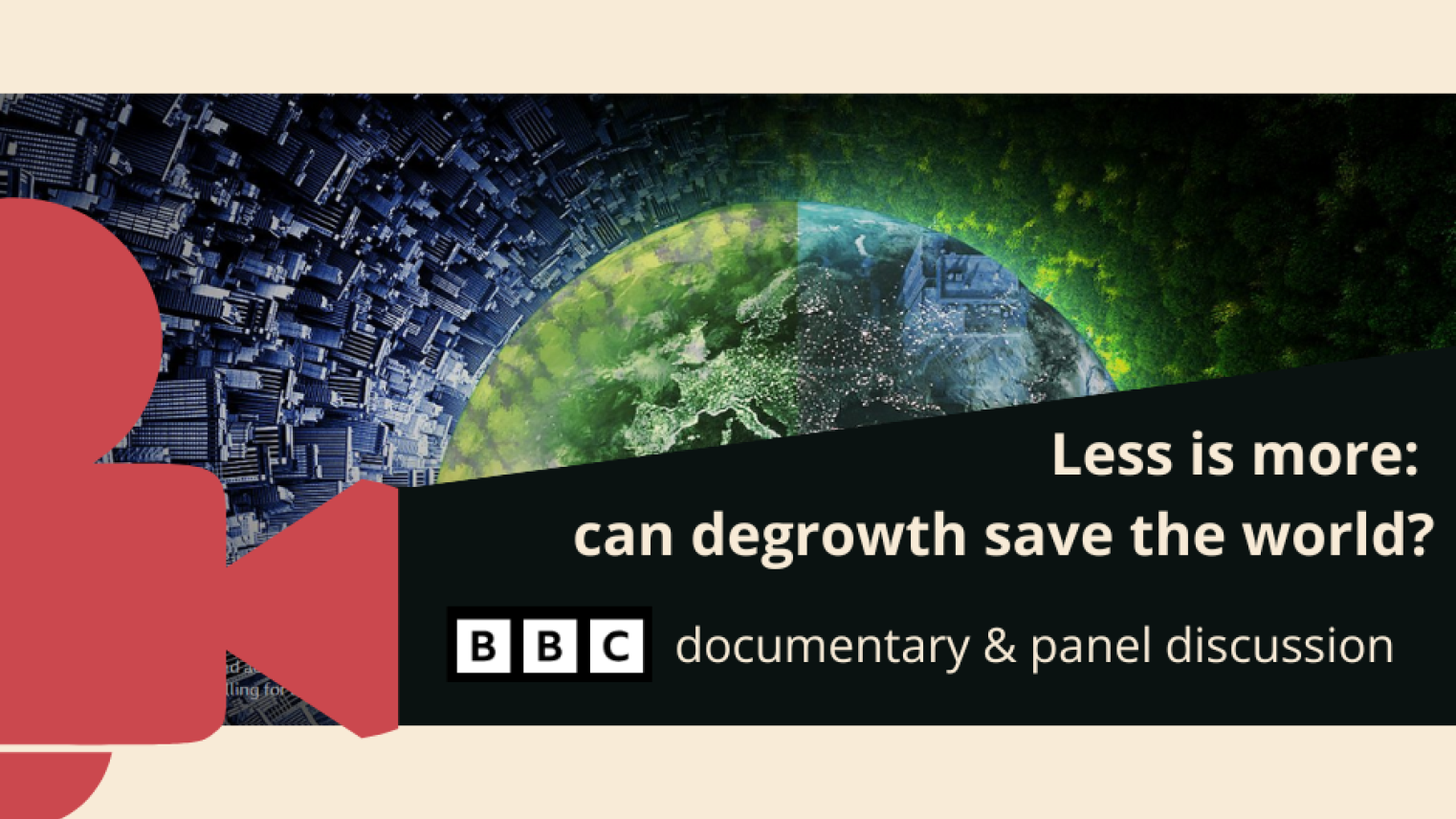 Less is more: can degrowth save the world? banner