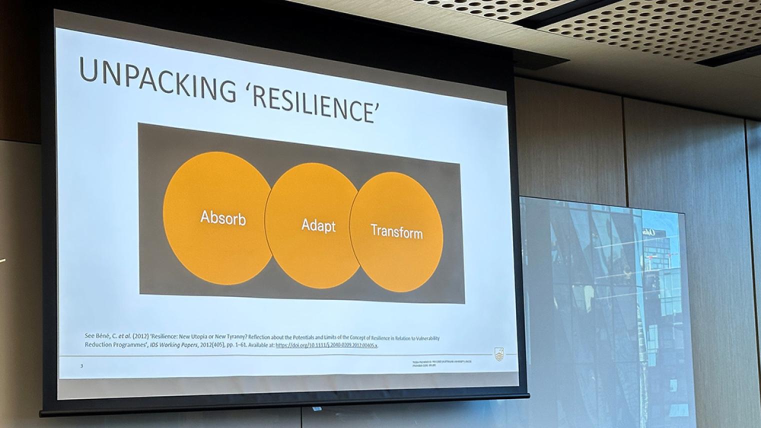 Emergency in a Climate of Crisis workshop